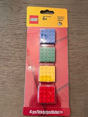 Lego brick magnets